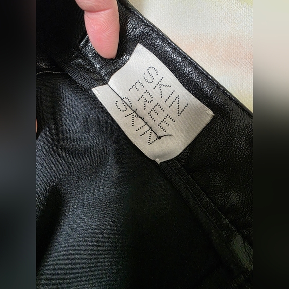 Stella McCartney Skin Free Skin Black Women's Faux Leather Pants - Picture 7 of 16